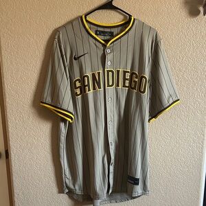 Nike Limited San Diego Padres Tan Jersey | Size L